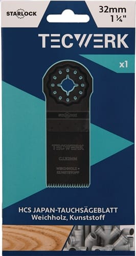 TECWERK Tauchsägeblätter B.32mm Eintauch-T.42mm 10 St.Starlock