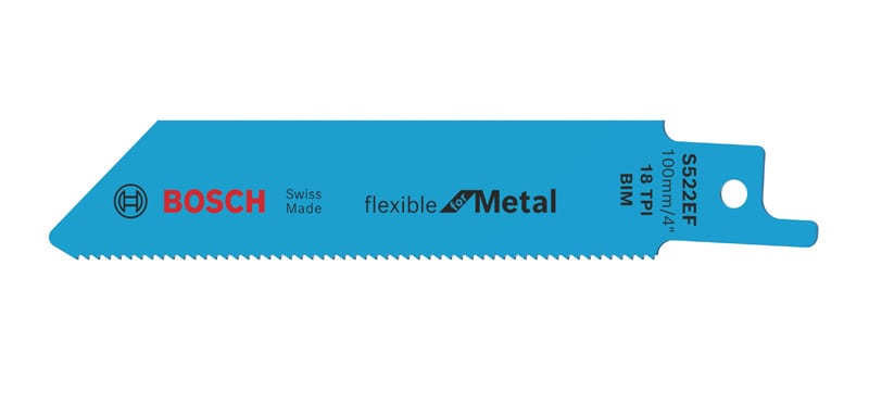 BOSCH Säbelsägeblatt S 522 EF, Flexible for Metal, 5er-Pack