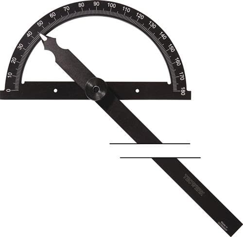 TECWERK Winkelmesser Gradbogen-D.200mm Schenkel-L.300mm TECWERK