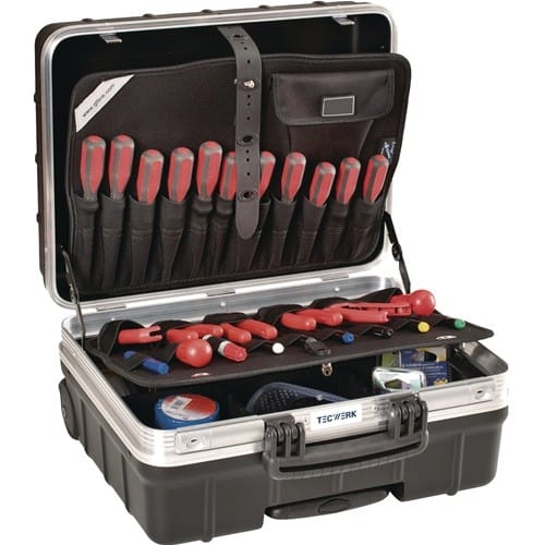 TECWERK Schalenkoffer Innen-B465xT255xH352mm PP 42l TECWERK