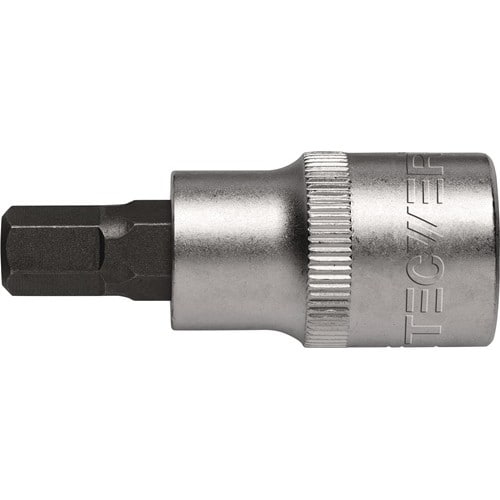 TECWERK Steckschlüsseleinsatz 1/2 Zoll Innen-6-kant SW 9mm L.55mm TECWERK