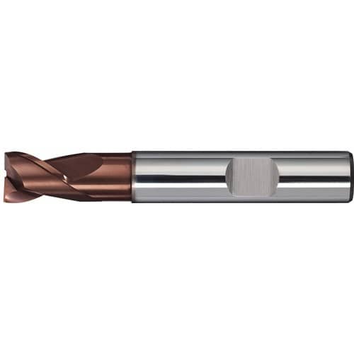 TECWERK Bohrnutenfräser DIN 6527K TypN D.6mm VHM TiAlN HB Z.2 kurz TECWERK