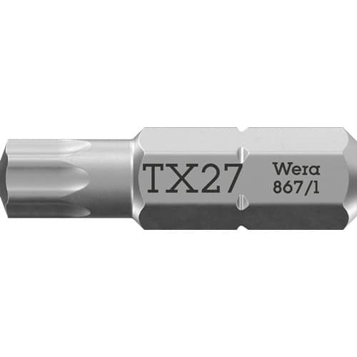WERA Bit 867/1 1/4 Zoll T 27 L.25mm WERA