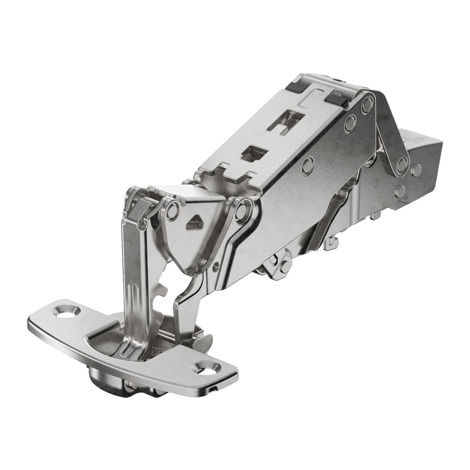 HETTICH Sensys Weitwinkelscharnier, mit Null-Einsprung, ohne Schließautomatik (Sensys 8687), vernickelt, 9099660