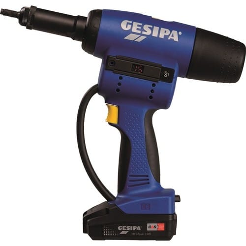 GESIPA Akkublindnietmutternsetzgerät FireBird® Pro Gold Edition 10-tlg.20000N L-Boxx