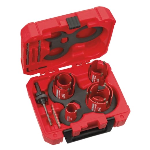 MILWAUKEE 10-teilig BIGHAWG Multimaterial-Lochsäge Set