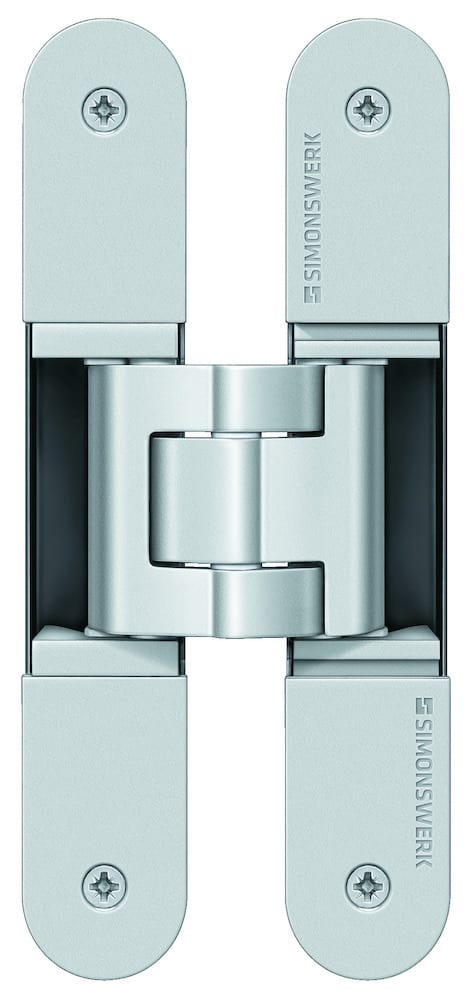 SIMONSWERK Verdecktliegendes Türband TECTUS® TE 640 3D FR, edelstahloptik