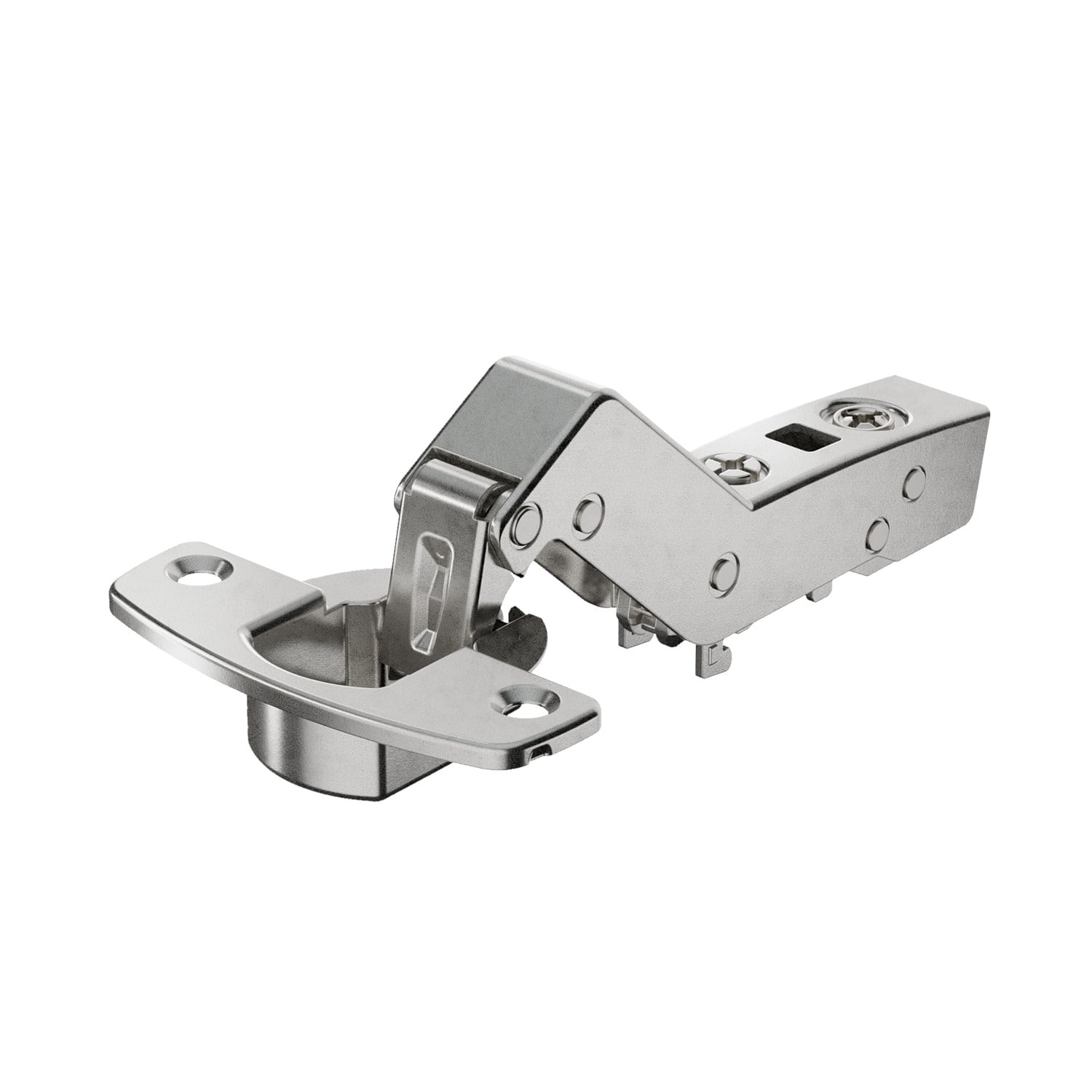 HETTICH Sensys Winkelscharnier W30 mit integrierter Dämpfung (Sensys 8639i W30), vernickelt, 9088017