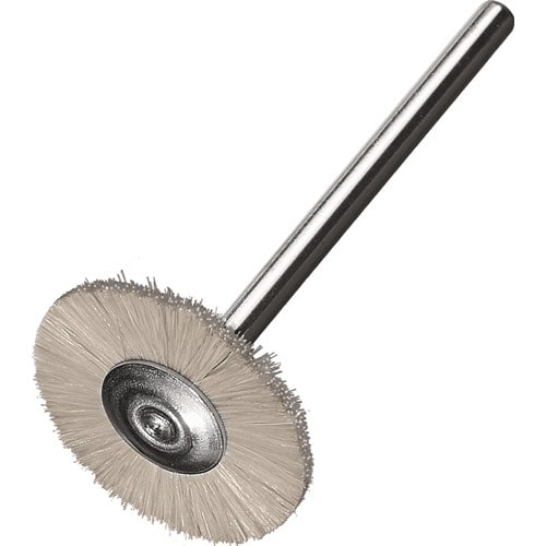 LESSMANN Minirundbürste SRB DxB37xL6mm Ziegenhaar 6mm