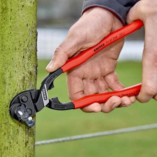 KNIPEX Kompaktbolzenschneider CoBolt® L.250mm Ku.-Überzug ger.4,2mm m.Aussparung