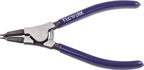TECWERK Sicherungsringzange A 3 f.Wellen D.40-100mm pol.TECWERK