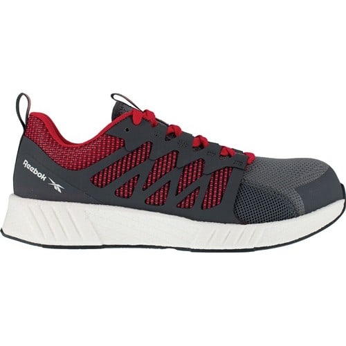 REEBOK Sicherheitsschuh Fusion Flexweave™ Work Gr.42 W.11 grau/rot S1P SRC ESD EN20345