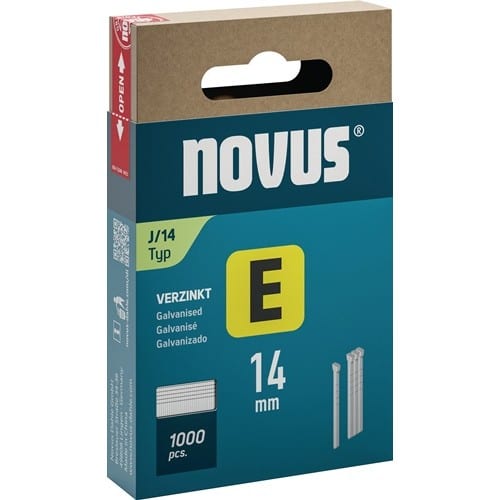 NOVUS Nägel E Typ J L.14mm Draht-B.1,2mm m.Kopf 1000 St.NOVUS