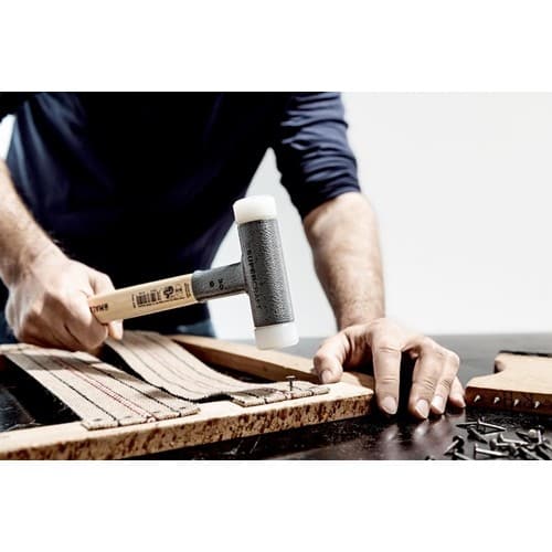 HALDER Schonhammer SUPERCRAFT L.300mm Kopf-D.20mm Hickory rückschlagfrei