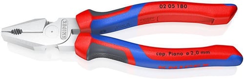 KNIPEX Kraftkombizange L.180mm verchr.Comfort-Griff KNIPEX