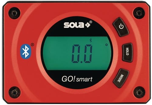 SOLA Digitaler Neigungsmesser GO! smart L.8cm PA,glasfaserverstärkt rot SOLA