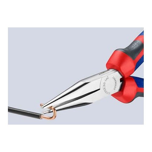 KNIPEX Langbeckzange Gesamt-L.160mm Form 2 Kopf verchr.lang,flach-rund Comfort-Griff