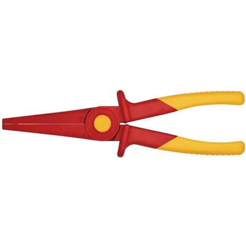 KNIPEX Flachrundzange Gesamt-L.220mm KU.glasfaserverst.m.Weichkunststoff-Zone KNIPEX