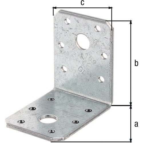 GAH Winkelverb.60x60x45mm Anz.Löcher2/12 S.2,5mm ETA-08/165 GAH