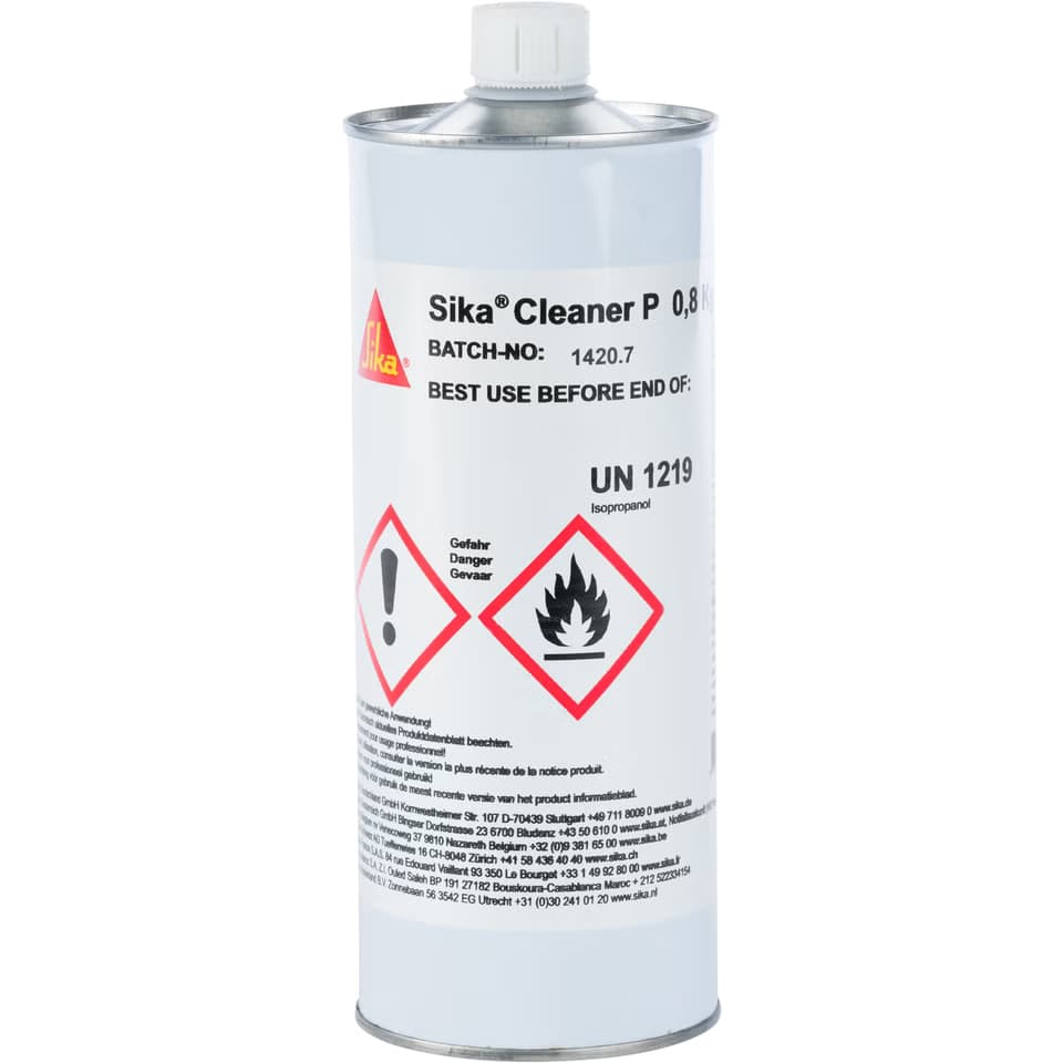 Sika Cleaner P – Oberflächenreiniger und Entfetter, 0,8 kg.