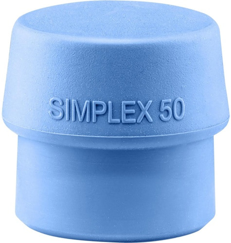 HALDER Schonhammerkopf SIMPLEX Kopf-Ø 50mm TPE-soft blau weich HALDER