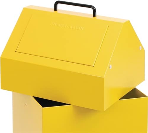 STUMPF Wertstoffsammler 45l H650xB330xT310mm signalgelb stationär