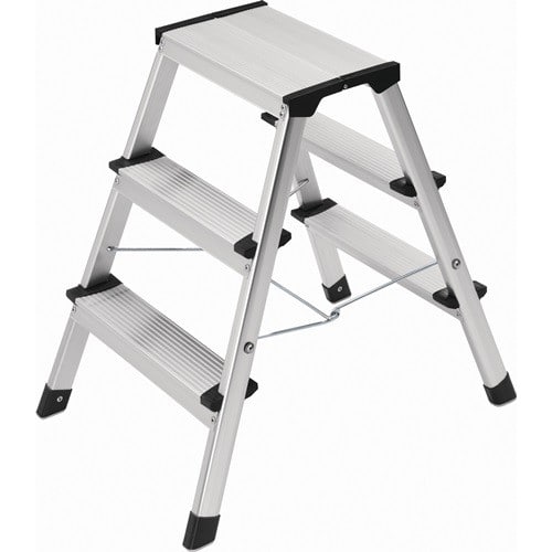 HAILO Klapptritt D60 Stufen 3 Plattform-H.600mm Alu.m.Anti-Rutsch-Riffelung HAILO