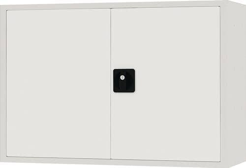 BEDRUNKA+HIRTH Hängeschrank H600xB900xT200mm Vollblechtür lichtgrau/lichtgrau