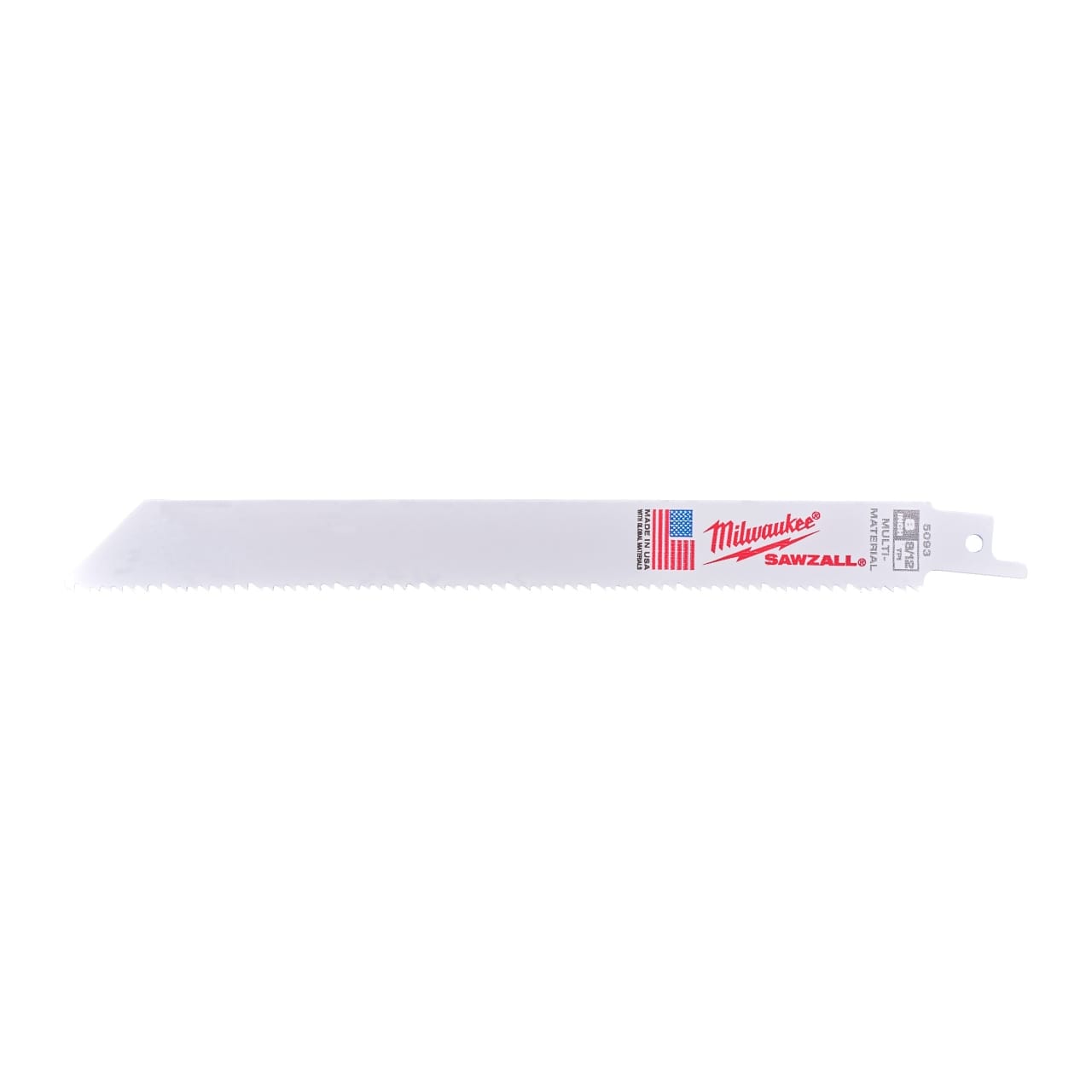MILWAUKEE 200 x 3,2/2,1 mm (8/12 TPI) Säbelsägeblatt General Purpose, flexibel
