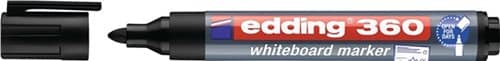 EDDING Whiteboardmarker 360 schwarz Strich-B.1,5-3mm Rundspitze