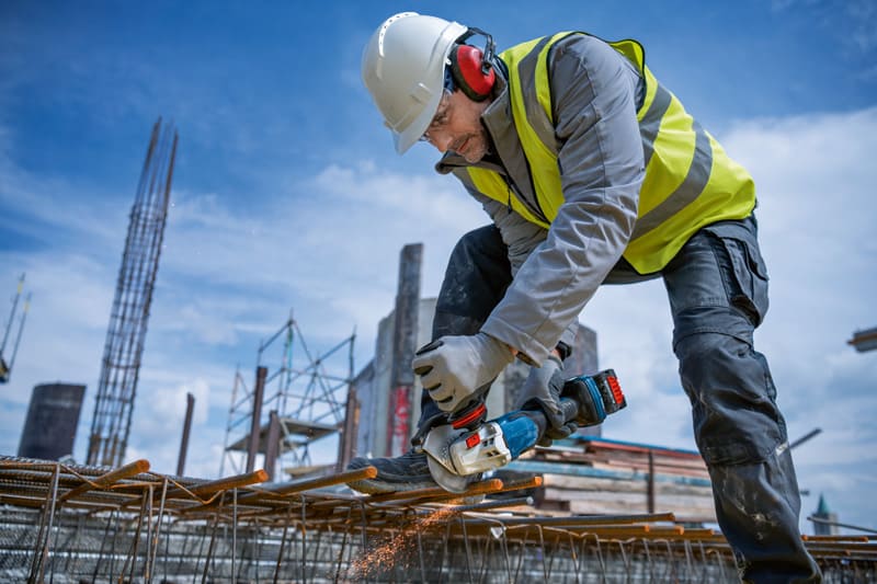BOSCH Akku-Winkelschleifer BITURBO GWS 18V-15 P