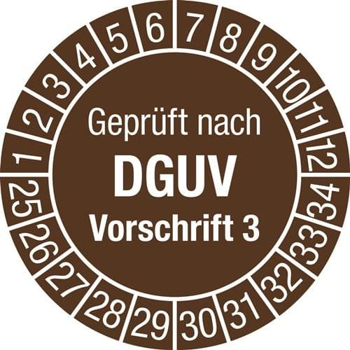 Mehrjahresprüfplakette D.30mm J.2025-2034 Folie Btl.a 100 St.