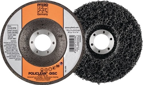 Grobreinigungsscheibe POLICLEAN Bohrung 22,23 mm PFERD TOOLS