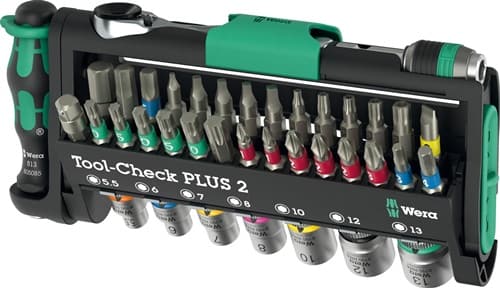 WERA Bit-/Steckschlüsselset Tool Check Plus 2 39-tlg.WERA