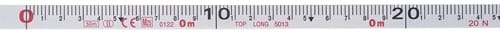 TECWERK Kapselbandmaß L.50m Bandbr.13mm 2 mm/cm EG II ABS Nylon-Fiber TECWERK