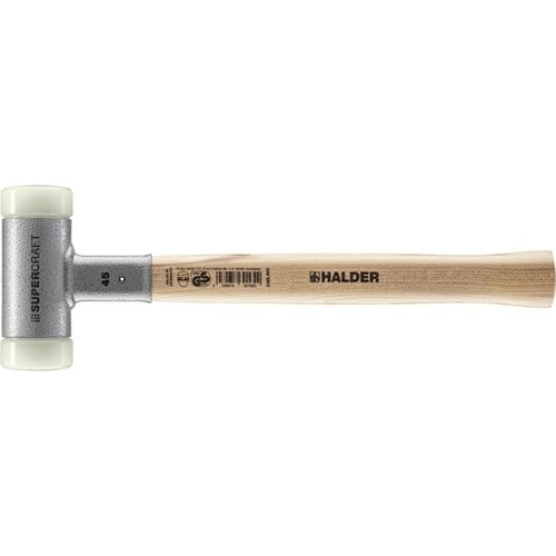 HALDER Schonhammer SUPERCRAFT L.365mm Kopf-D.45mm Hickory rückschlagfrei