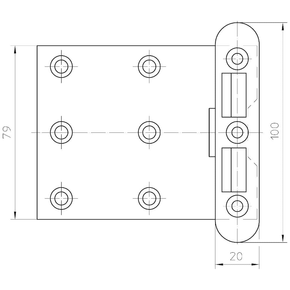 SIMONSWERK Fenster und Türsicherung BAKA® Nr. 206, Stahl,