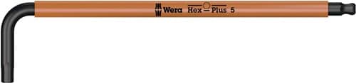 WERA Winkelschlüssel 950 SPKL HF Innen-6-kant SW5mm L.154mm Abgewinkelte-L.27mm Wera