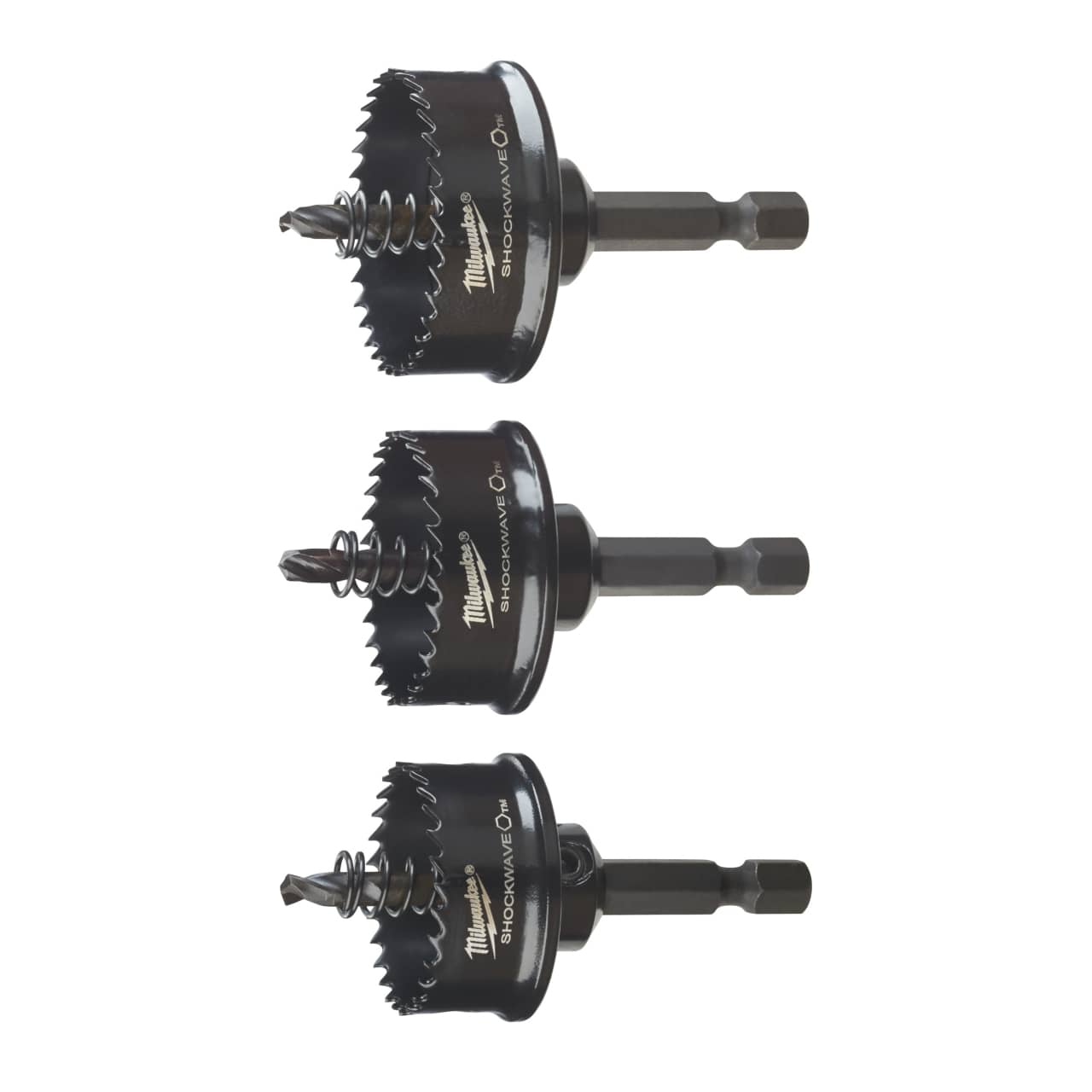 MILWAUKEE 22 / 29/ 35 mm SHOCKWAVE Lochsägen-Set 3-teilig