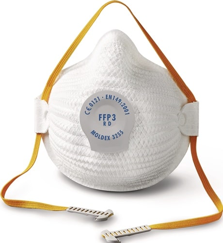 MOLDEX Atemschutzmaske AIR 325501 FFP3 R D m.Ausatemventil faltbar S/M MOLDEX