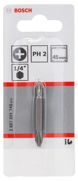 BOSCH Doppelklingenbit, PH2, PH2, 45 mm