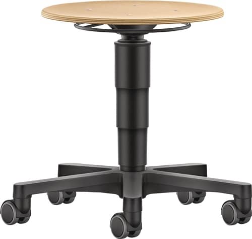 BIMOS Drehhocker Rl.Buche natur Sitz-H.450-650mm HO BIMOS
