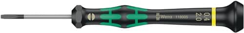 WERA Elektronik-Feinmechanik-Schraubendreher 2035 2mm Klingen-L.40mm WERA