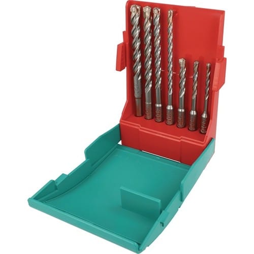 HELLER Hammerbohrersatz Trijet Ultimate 7-tlg.SDS-plus Ku.-Box HELLER