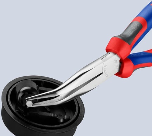 KNIPEX Mechanikerzange L.200mm Form 2 40Grad gew.Comfort-Griff verchr.KNIPEX