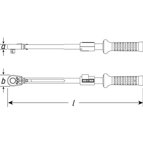 HAZET Drehmomentschlüssel 5123-2CLT 1/2 Zoll 60-320 Nm HAZET