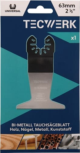 TECWERK Tauchsägeblätter B.63mm Eintauch-T.42mm 1 St.Univ.TECWERK