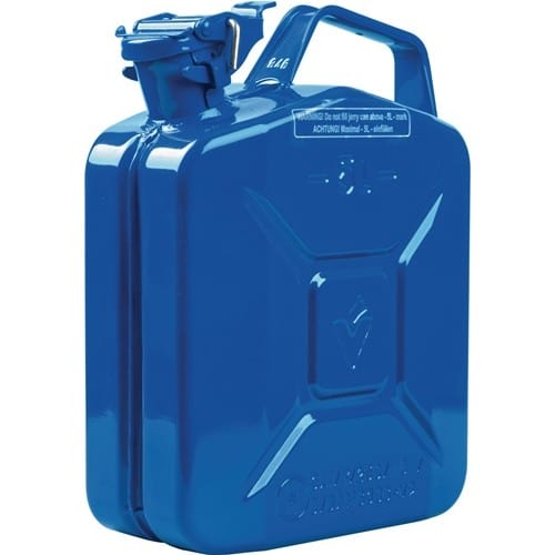 VALPRO Kraftstoffkanister 5l Signalblau RAL 5005 Stahlbl.0,9mm L230xB120xH310mm VALPRO