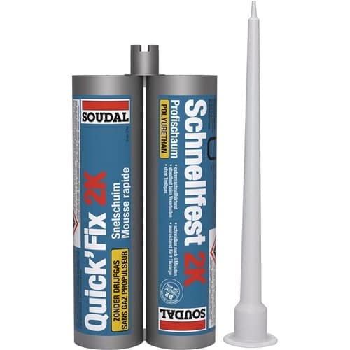 SOUDAL 2K-Zargenschnellschaum QUICK FIX 210 ml B2 beige o.Einw.-Handsch.Doppelkartusche