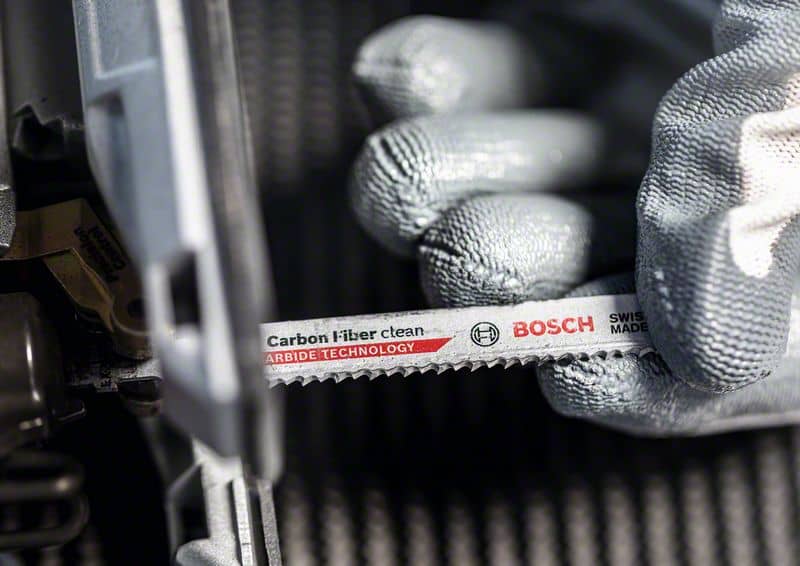 BOSCH EXPERT ‘Carbon Fiber Clean’ T 108 BHM Stichsägeblatt, 3 Stück. Für Stichsägen